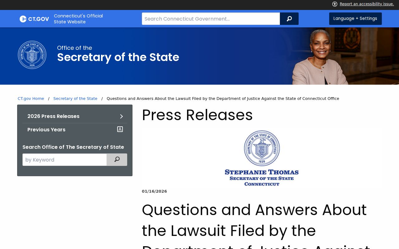 Fairfield residents directory 2026 Connecticut voter-file access guidance