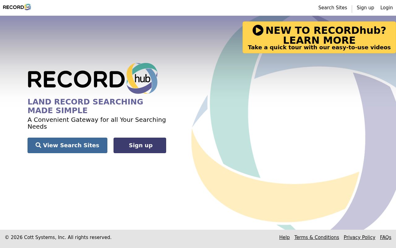 Fairfield residents directory Connecticut RECORDhub land-record access